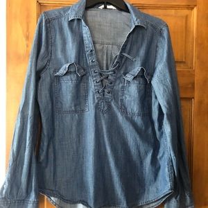 Denim blouse